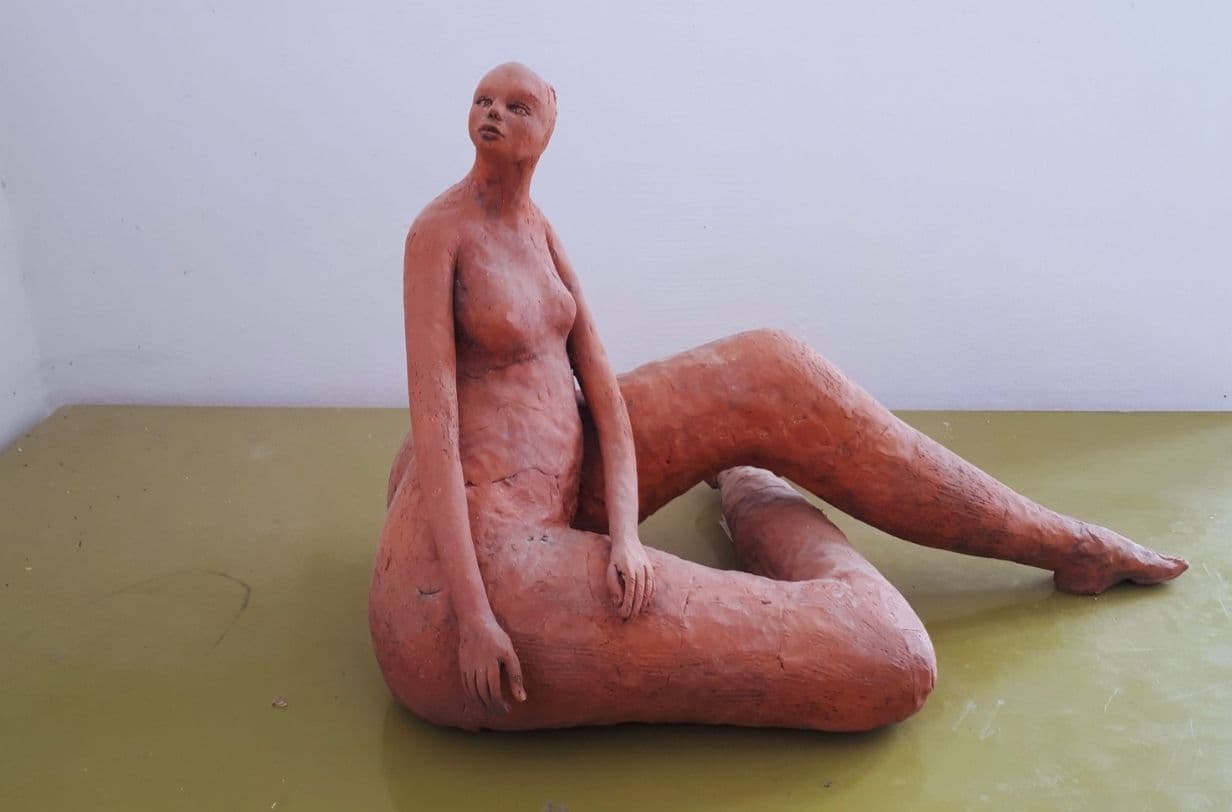Seated Woman Sculpture Workshop with Artist Varda Yatom