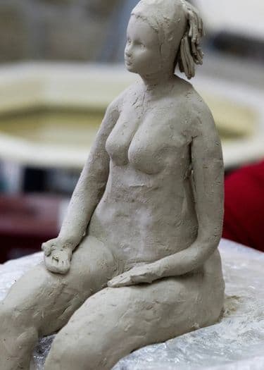 Seated Woman Sculpture Workshop with Artist Varda Yatom